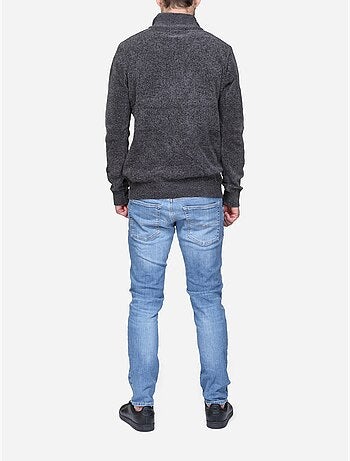 Maglione elegante con collo alto e cerniera - Kenzarro