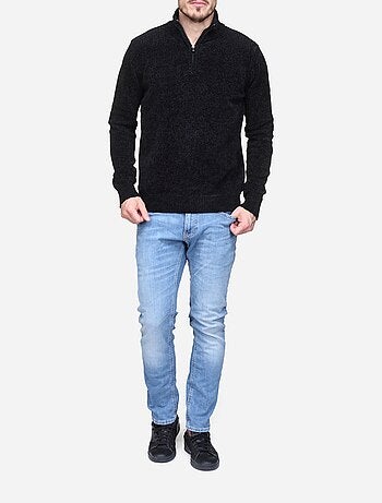 Maglione elegante con collo alto e cerniera - Kenzarro