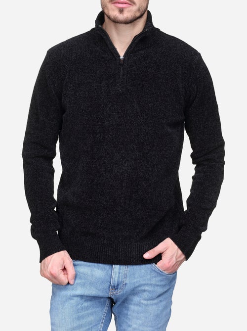Maglione elegante con collo alto e cerniera - Kenzarro - Kiabi Maglione elegante con collo alto e cerniera - Kenzarro - Kiabi