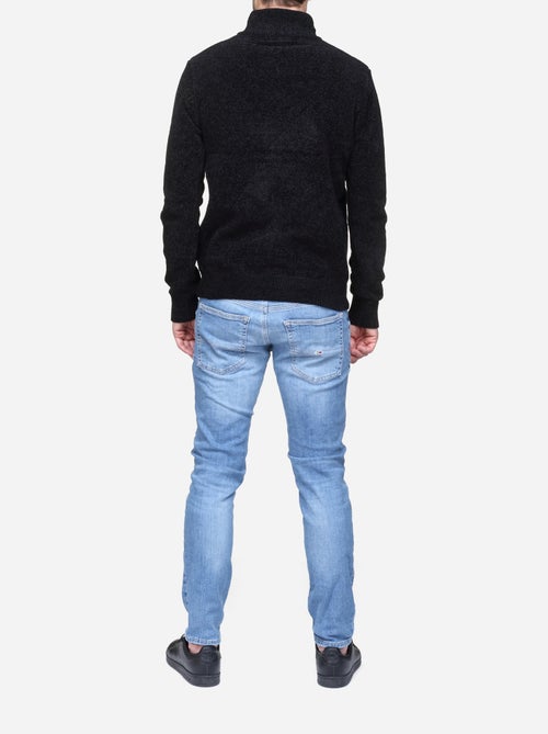 Maglione elegante con collo alto e cerniera - Kenzarro - Kiabi Maglione elegante con collo alto e cerniera - Kenzarro - Kiabi
