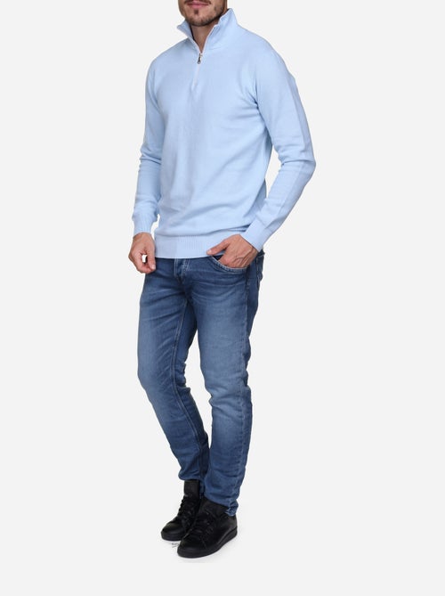 Maglione elegante con collo alto e cerniera - Yves Enzo - Kiabi Maglione elegante con collo alto e cerniera - Yves Enzo - Kiabi