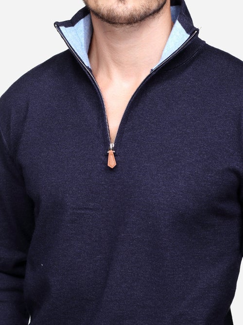 Maglione elegante con collo alto e cerniera - Yves Enzo - Kiabi Maglione elegante con collo alto e cerniera - Yves Enzo - Kiabi