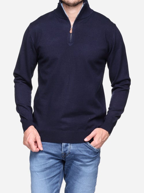 Maglione elegante con collo alto e cerniera - Yves Enzo - Kiabi Maglione elegante con collo alto e cerniera - Yves Enzo - Kiabi