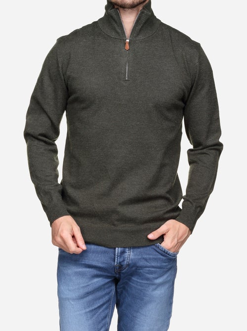 Maglione elegante con collo alto e cerniera - Yves Enzo - Kiabi Maglione elegante con collo alto e cerniera - Yves Enzo - Kiabi