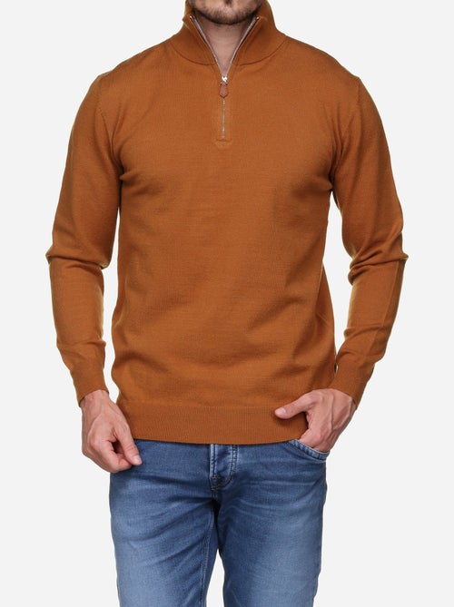 Maglione elegante con collo alto e cerniera - Yves Enzo - Kiabi Maglione elegante con collo alto e cerniera - Yves Enzo - Kiabi