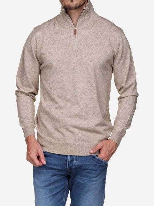 Maglione elegante con collo alto e cerniera - Yves Enzo - Kiabi Maglione elegante con collo alto e cerniera - Yves Enzo - Kiabi