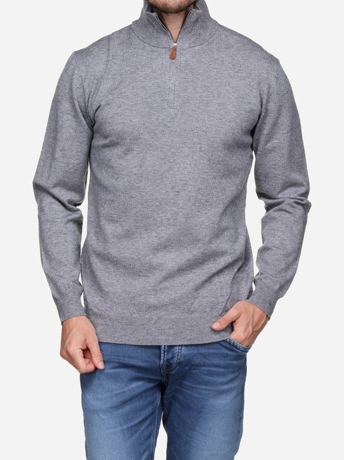 Maglione elegante con collo alto e cerniera - Yves Enzo - Kiabi Maglione elegante con collo alto e cerniera - Yves Enzo - Kiabi