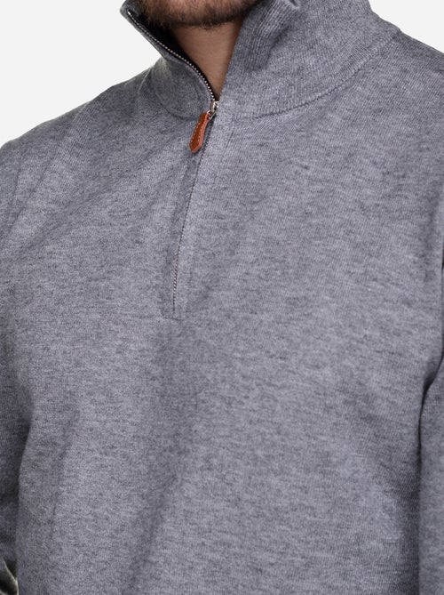 Maglione elegante con collo alto e cerniera - Yves Enzo - Kiabi Maglione elegante con collo alto e cerniera - Yves Enzo - Kiabi