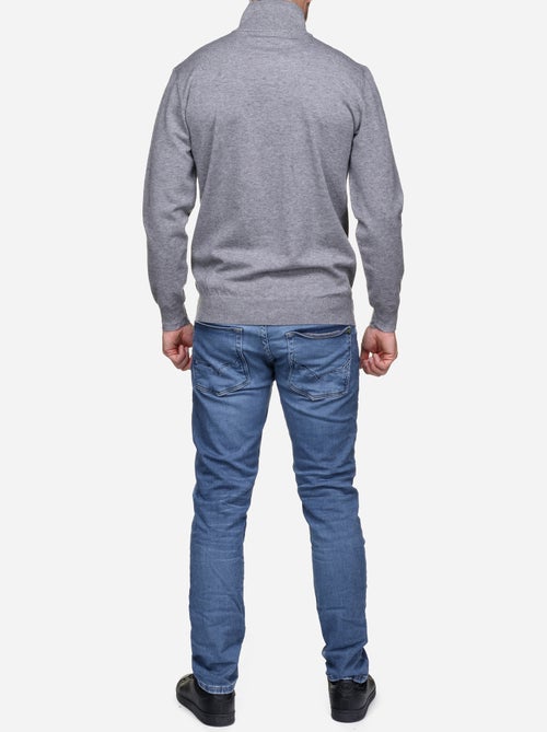 Maglione elegante con collo alto e cerniera - Yves Enzo - Kiabi Maglione elegante con collo alto e cerniera - Yves Enzo - Kiabi