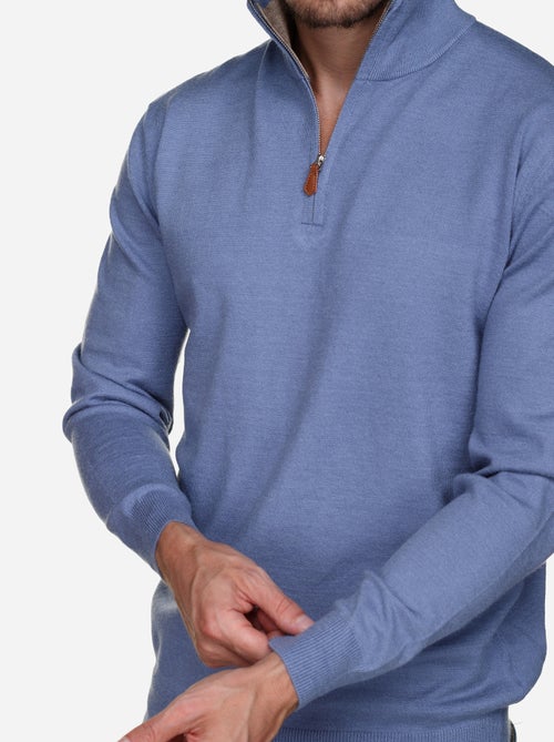 Maglione elegante con collo alto e cerniera - Yves Enzo - Kiabi Maglione elegante con collo alto e cerniera - Yves Enzo - Kiabi