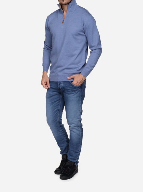 Maglione elegante con collo alto e cerniera - Yves Enzo - Kiabi Maglione elegante con collo alto e cerniera - Yves Enzo - Kiabi