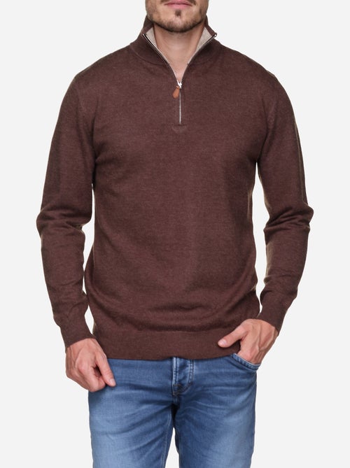 Maglione elegante con collo alto e cerniera - Yves Enzo - Kiabi Maglione elegante con collo alto e cerniera - Yves Enzo - Kiabi