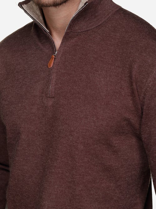 Maglione elegante con collo alto e cerniera - Yves Enzo - Kiabi Maglione elegante con collo alto e cerniera - Yves Enzo - Kiabi