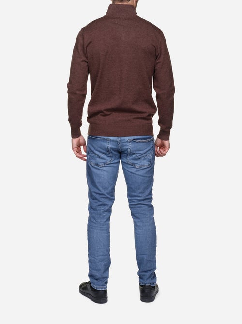 Maglione elegante con collo alto e cerniera - Yves Enzo - Kiabi Maglione elegante con collo alto e cerniera - Yves Enzo - Kiabi