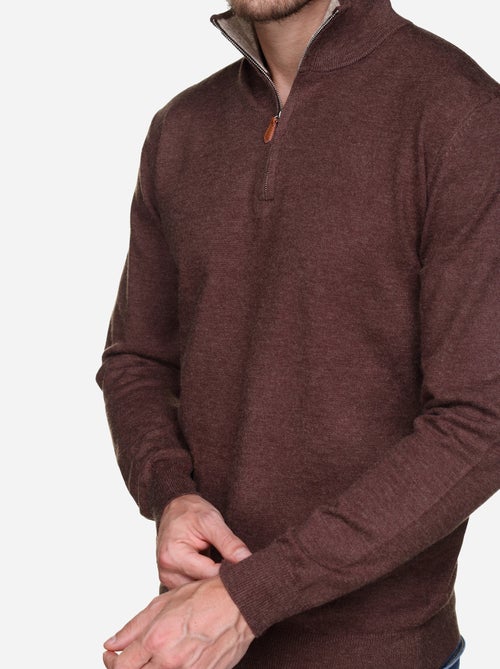 Maglione elegante con collo alto e cerniera - Yves Enzo - Kiabi Maglione elegante con collo alto e cerniera - Yves Enzo - Kiabi