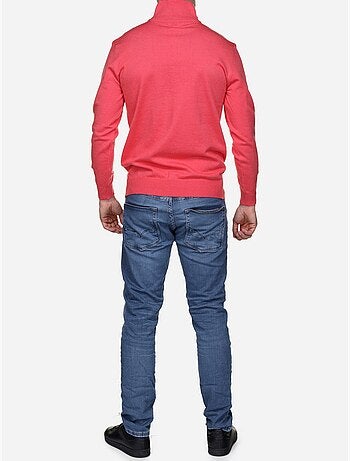Maglione elegante con collo alto e cerniera - Yves Enzo