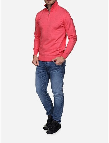 Maglione elegante con collo alto e cerniera - Yves Enzo