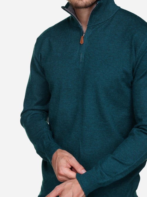 Maglione elegante con collo alto e cerniera - Yves Enzo - Kiabi Maglione elegante con collo alto e cerniera - Yves Enzo - Kiabi