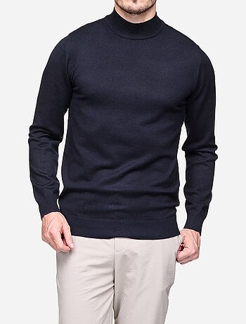 Maglione elegante con collo alto e maniche lunghe - Frilivin