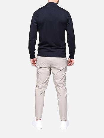Maglione elegante con collo alto e maniche lunghe - Frilivin