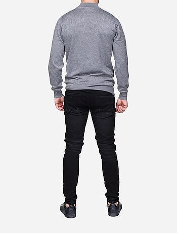 Maglione elegante con collo alto e maniche lunghe - Frilivin