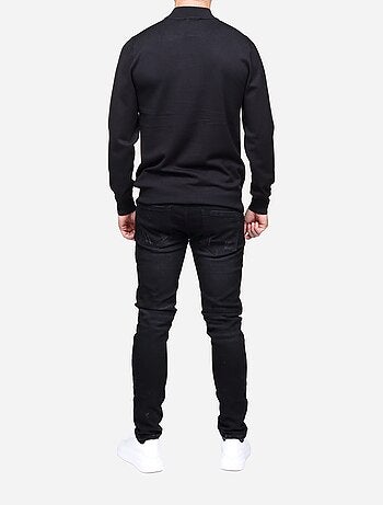 Maglione elegante con collo alto e maniche lunghe - Frilivin