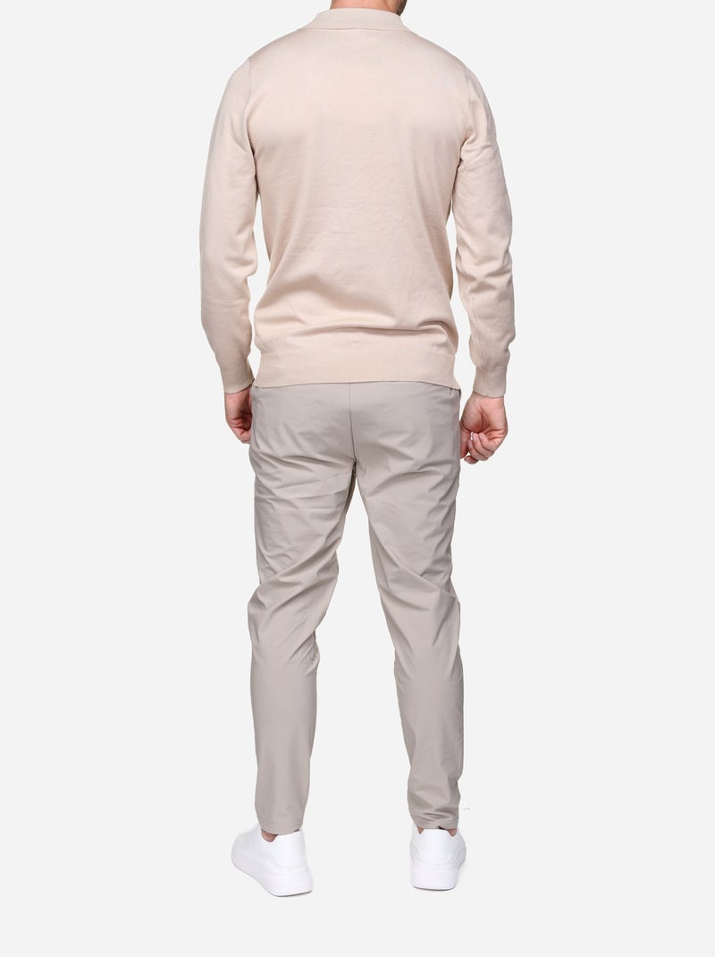 Maglione elegante con collo con cerniera - Frilivin Crema - Kiabi
