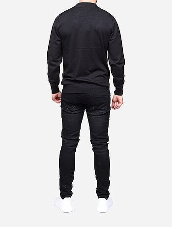 Maglione elegante con collo con cerniera - Frilivin