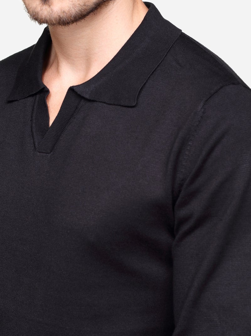 Maglione elegante con collo con cerniera - Frilivin Nero - Kiabi