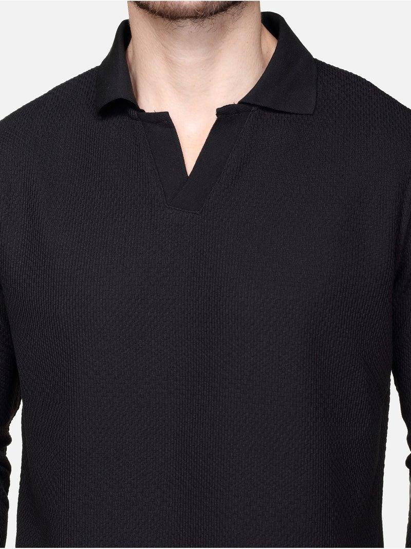 Maglione elegante con scollo a V - Frilivin Nero - Kiabi