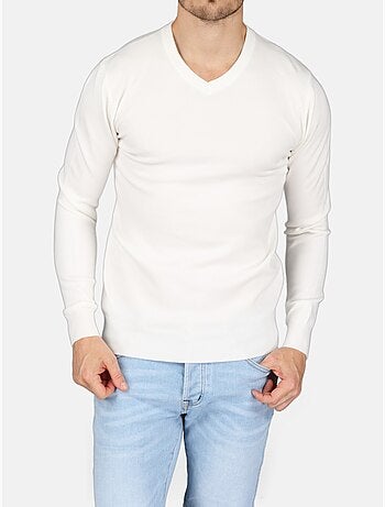 Maglione elegante con scollo a v - kenzarro