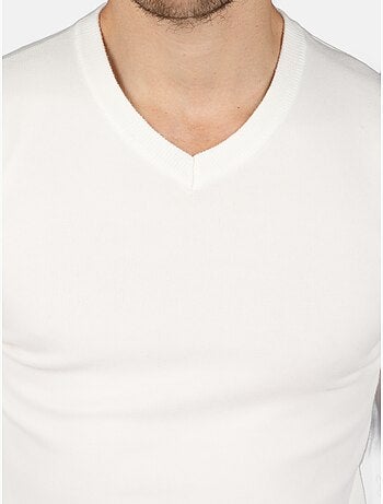 Maglione elegante con scollo a v - kenzarro