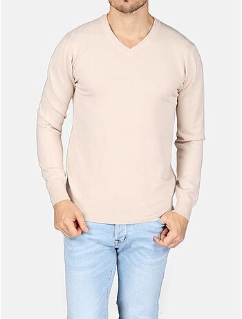 Maglione elegante con scollo a v - kenzarro