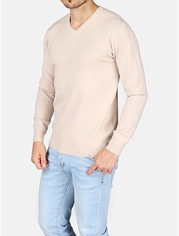 Maglione elegante con scollo a v - kenzarro