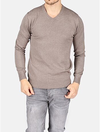 Maglione elegante con scollo a V - Kenzarro