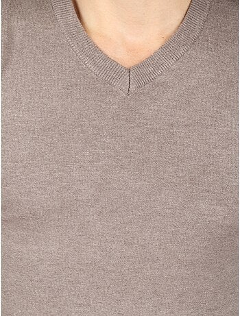 Maglione elegante con scollo a V - Kenzarro