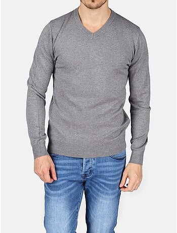Maglione elegante con scollo a V - Kenzarro