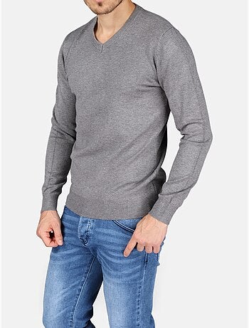 Maglione elegante con scollo a V - Kenzarro