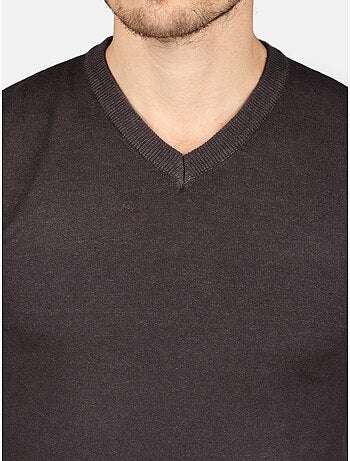 Maglione elegante con scollo a V - Kenzarro