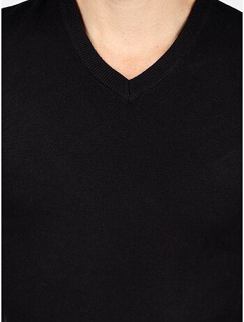 Maglione elegante con scollo a V - Kenzarro