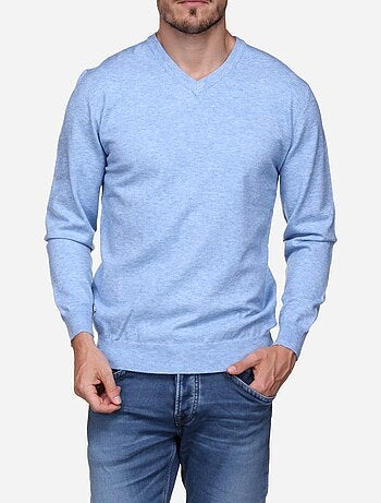 Maglione elegante con scollo a V - Yves Enzo