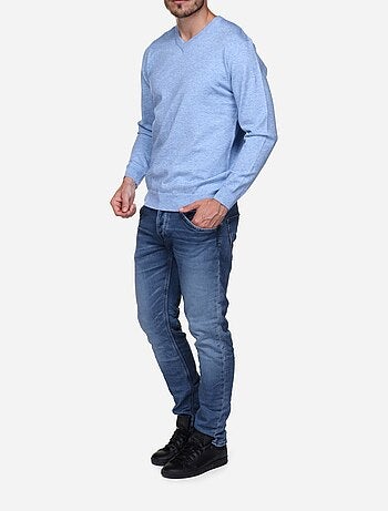 Maglione elegante con scollo a V - Yves Enzo