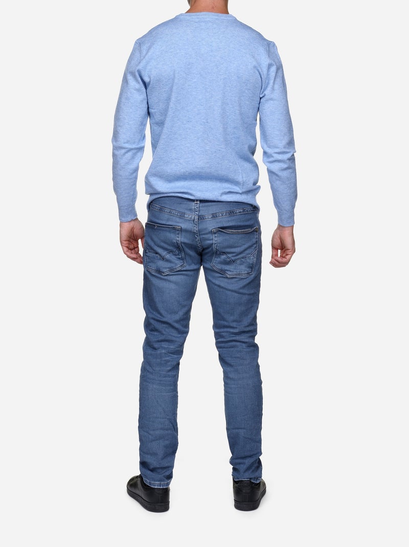 Maglione elegante con scollo a V - Yves Enzo Blu - Kiabi