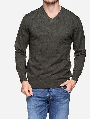 Maglione elegante con scollo a V - Yves Enzo