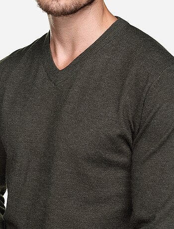 Maglione elegante con scollo a V - Yves Enzo