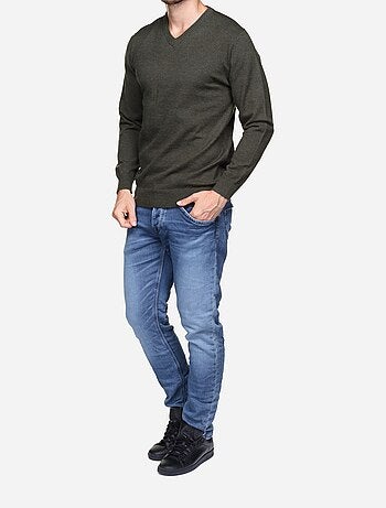 Maglione elegante con scollo a V - Yves Enzo