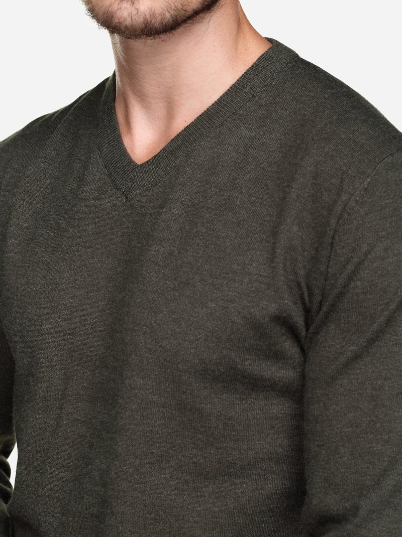 Maglione elegante con scollo a V - Yves Enzo Cachi - Kiabi