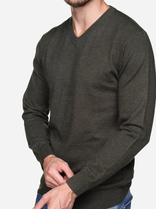 Maglione elegante con scollo a V - Yves Enzo - Kiabi Maglione elegante con scollo a V - Yves Enzo - Kiabi