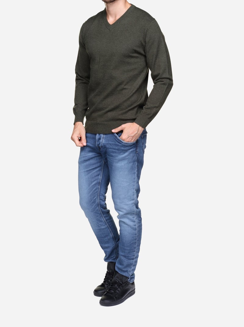 Maglione elegante con scollo a V - Yves Enzo Cachi - Kiabi