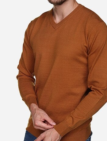 Maglione elegante con scollo a V - Yves Enzo